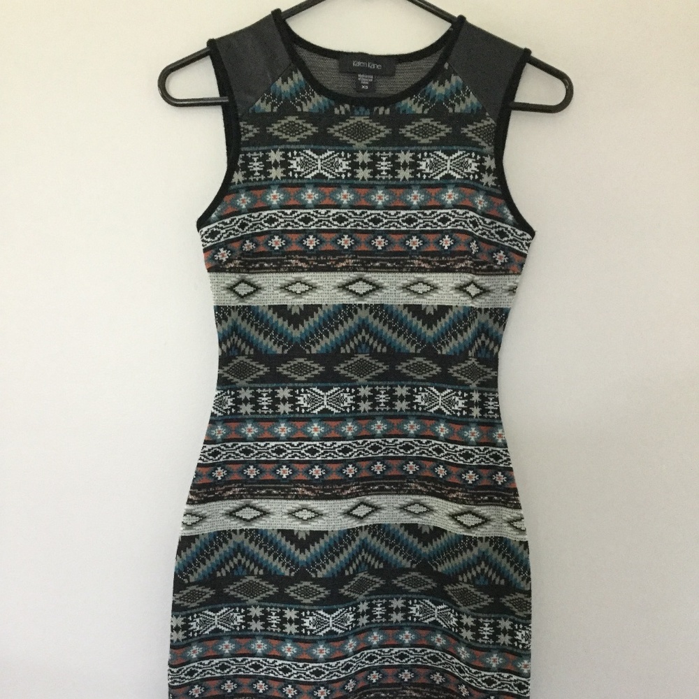 Karen Kane | Jacquard Stripe Sheath Dress